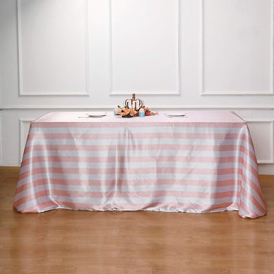 rectangle tablecloth, Satin tablecloth, striped tablecloth, decorative table covers, 90 x 156 tablecloth#color_parent