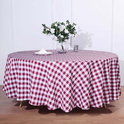 polyester tablecloths, round polyester tablecloths, checkered tablecloth, buffalo plaid tablecloth, buffalo check tablecloth#color_parent