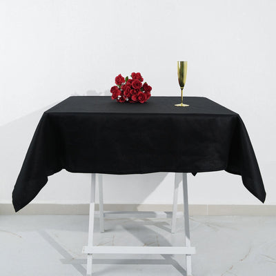 square tablecloths, cotton tablecloths, square table cover, cotton linen tablecloth, black square tablecloth#size_parent