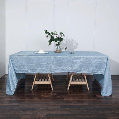 rectangle tablecloth, crinkle taffeta tablecloth, taffeta tablecloth, elegant tablecloths, dining room tablecloth#color_parent