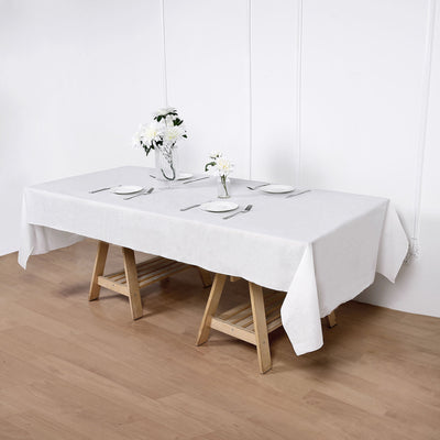 rectangle tablecloth, disposable paper tablecloths, white rectangle tablecloth, linen tablecloth, disposable table covers#color_parent