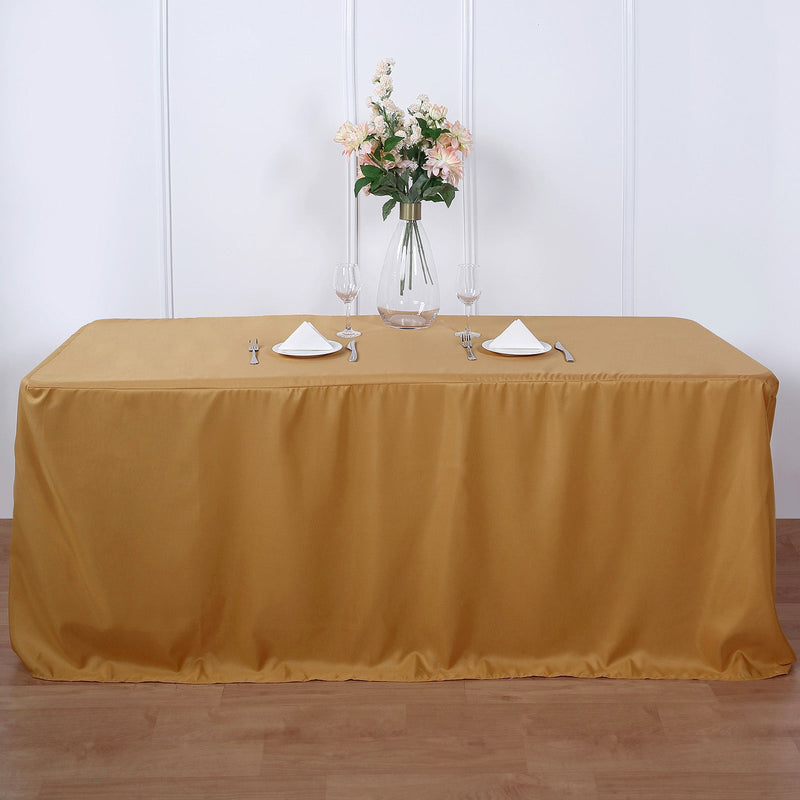 Fitted Polyester Rectangular Table Cover 6ft