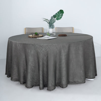 round tablecloth, faux burlap tablecloth, rustic tablecloth, linen like tablecloths, textured tablecloth#color_parent