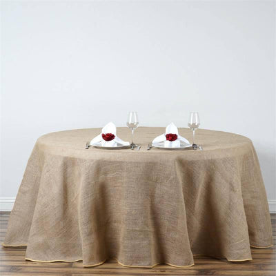 round burlap tablecloth, burlap table cover, rustic round tablecloth, natural tablecloth, jute tablecloth#size_parent