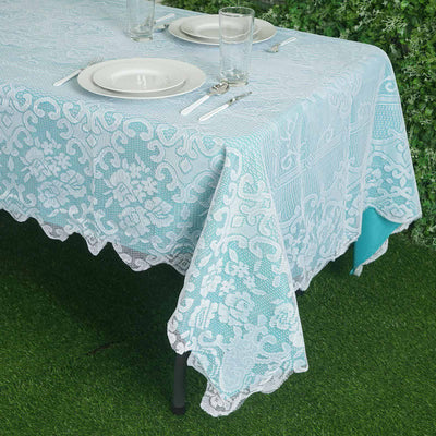 rectangle tablecloth, polyester tablecloths, lace tablecloth rectangle, floral tablecloth, vintage lace tablecloths#color_parent