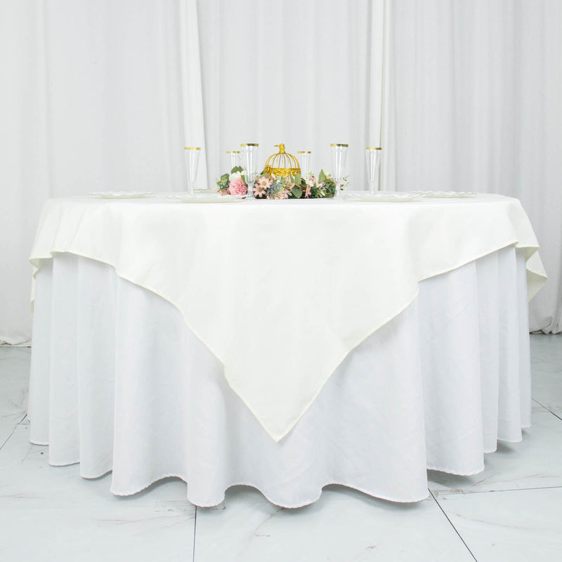 Premium Seamless Polyester Square Table Overlay 220GSM 70