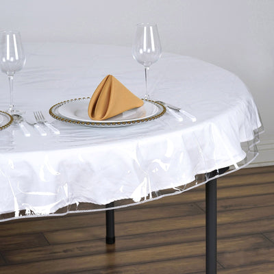 clear tablecloth protector, vinyl tablecloth, clear vinyl tablecloth, waterproof tablecloth, clear vinyl table covers#color_parent