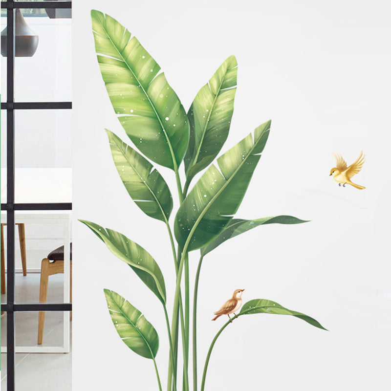 Bird of Paradise Tropical Plant Wall Decal, Peel & Stick Removable Stickers